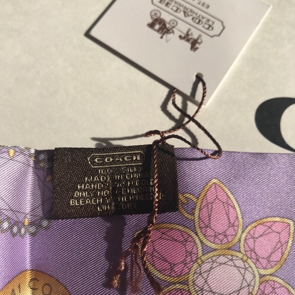 NWT Coach Signature Jewelry Ponytail/Neck Scarf - Picture 5 of 8